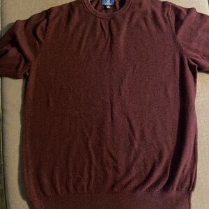 George Men’s Crewneck Sweater - Wine